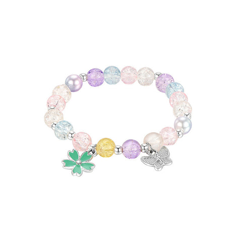 Suebbito -Armband bemalt Blumen Suebbito Perlenarmband