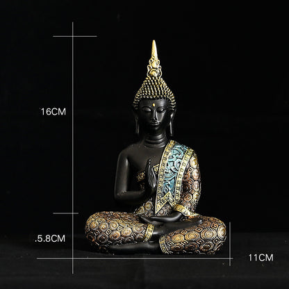 Buddha Statue Zen Small Ornaments Car Home Decoration