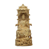 Guanyin Boxwood Pagoda Guanyin Ornamente Buddhist schreiben Handwerk