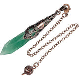 Natural Diamond Crystal Column Pendant