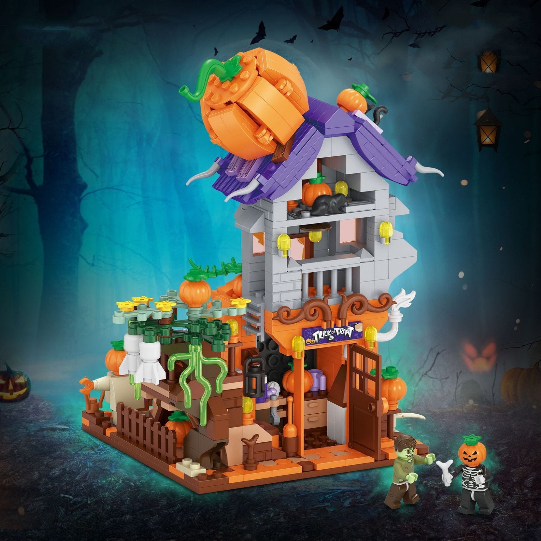 Halloween Puzzles Children's Building Blocks Gifts