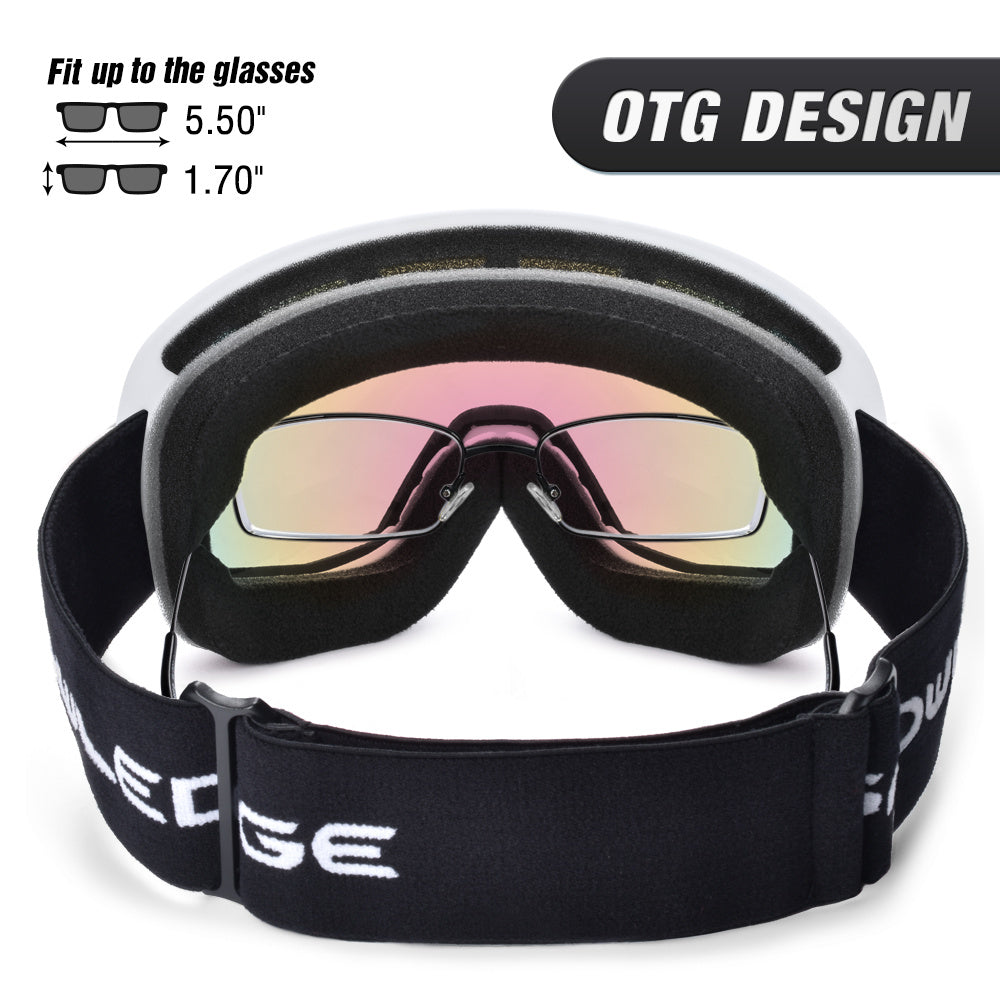 New Double-layer Anti-fog Ski Goggles Adult Mountaineering Card Myopia Ski Goggles