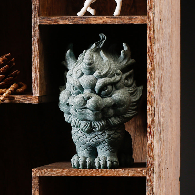 Home Creative Stone Lion House Decorations Ornaments