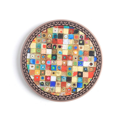 Home Boho Cork Insulated Ceramic Coasters