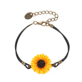 Daisy Flower Cute Bracelet-Handmade Knitting Small Fresh Accessories