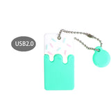 Small Cake Point Mini Girl Cute Anti-loss Pendant Mobile U Disk