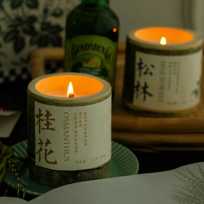 Long Lasting Native Bamboo Scented Candle Gift Box Birthday Gift-1