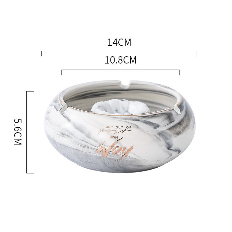 Personality Trend Ceramic Ashtray Creative Home