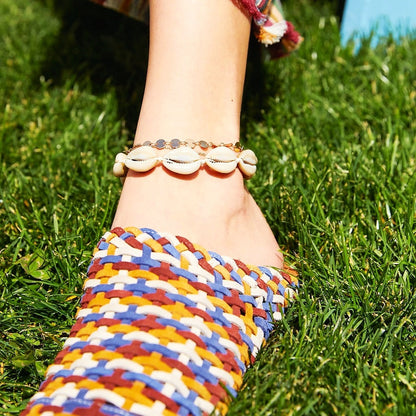 Shell Bracelet Anklet Hand-woven Bracelet