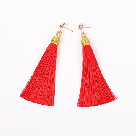 Chinese Ethnic Style Retro Tassel Earrings