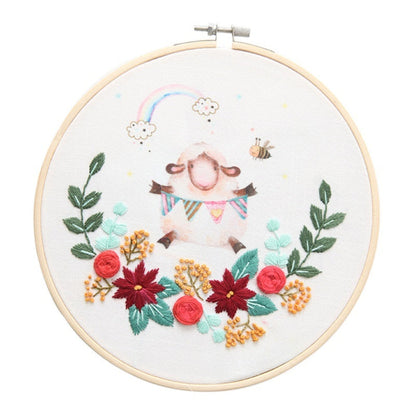 Cartoon Animal Hand Embroidery Children's Day gift-6