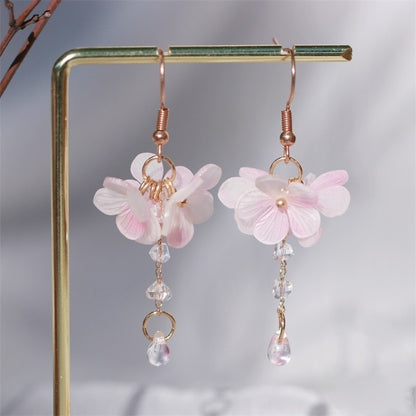 Guofeng New Chinese Style Glass Earrings