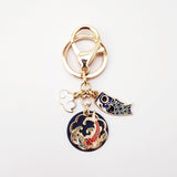 Chinese Style Good Luck Koi Fairy Deer Cloud Keychain-5