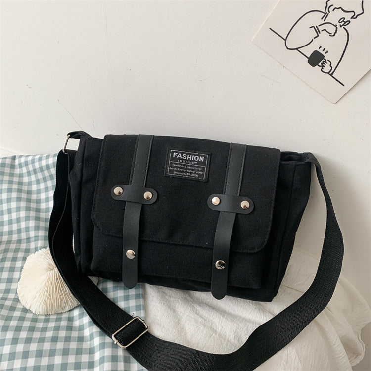 All-match Student Messenger Bag Tooling Style One-shoulder Backpack Trend