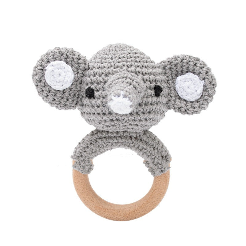 Gestrickte Tierrasseln Puppen Beruhigendes Babyspielzeug