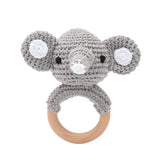 Gestrickte Tierrasseln Puppen Beruhigendes Babyspielzeug