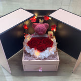 Creative Rose Eternal Flower Jewelry Box