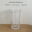 Chinese Style Fashion Famous Calligraphy Household Glass Cup-4