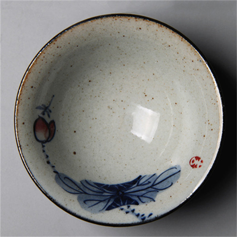 Antique Ceramic Teacup Hand-painted Kung Fu Tea Set