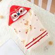 Chinese Style Newborn Baby Red Cartoon Autumn Winter Swaddle Blanket-3