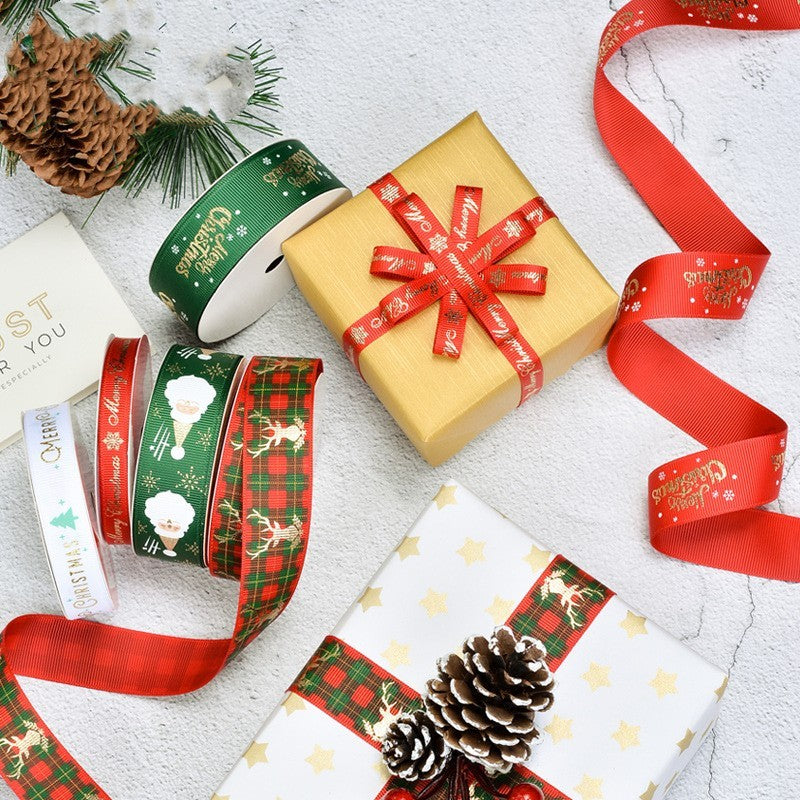 Christmas Gift Packaging Ribbon Gift Wrap Decoration