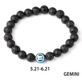 Constellations Couple Natural Lava Stone Bracelet-10