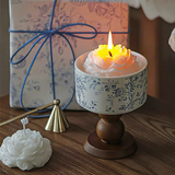 Blue and White Porcelain Floral Scented Candle Gift Set for Your Best Friend-1
