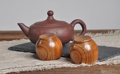 Wooden Tea Set Small Wooden Cup Small Teacup Environmental Protection Wooden Cup Set