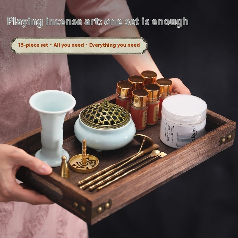 Premium Incense Taoism Fragrant Incense Making Tools Incense Burner-3