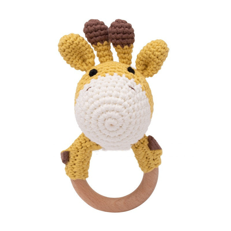 Gestrickte Tierrasseln Puppen Beruhigendes Babyspielzeug