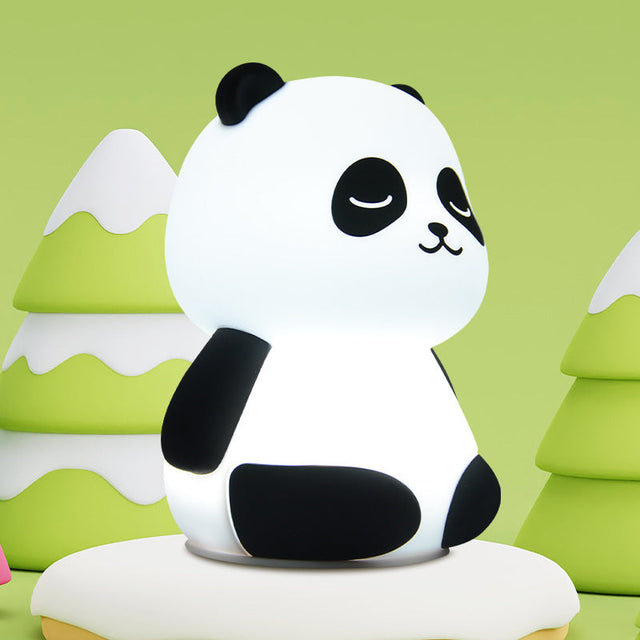 Panda Pat Color Changing Lamp Silicone Night Light-1