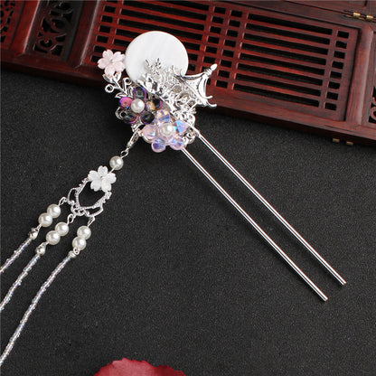 Ancient Costume Hairpin Accessories Tassel Walking Fairy Girl