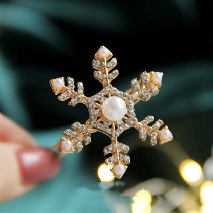 Diamond hairpin simple and versatile snowflake hairpin