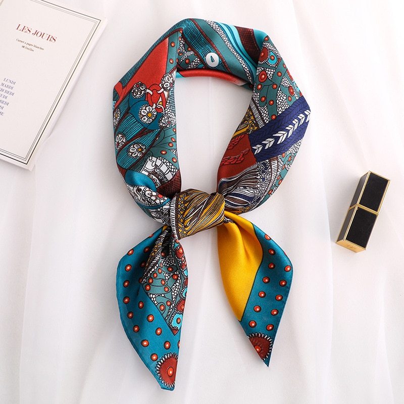 Ladies vintage silk scarf