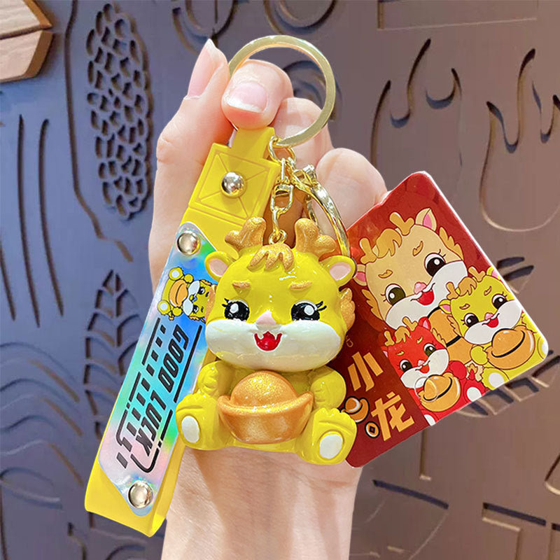 Creative Fashion Small Dragon Chinese New Year Keychain-6