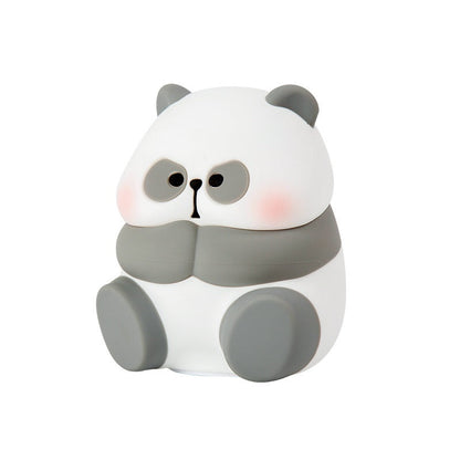 Creative Birthday Gift Big Eyes Cute Panda Silicone Night Light-5