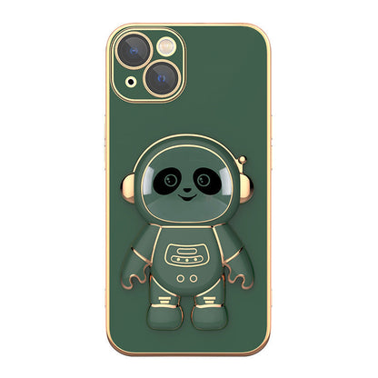 Panda Astronaut iPhone 14 Series Lazy Mobile Phone Case Holder-8