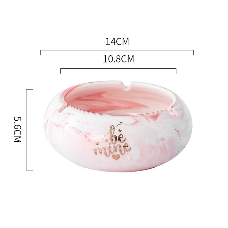 Personality Trend Ceramic Ashtray Creative Home