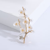 Mode Fritillary Freshwater Pearl Plum Brosche elegante High-End-Accessoires