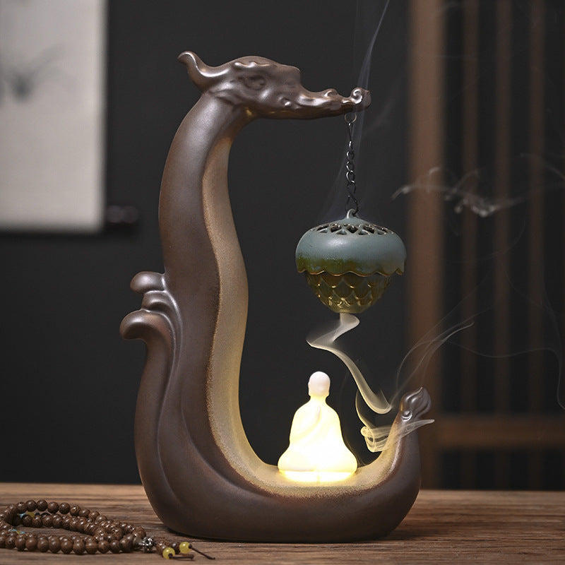 Xianglong Backflow Incense Burner Light Hanging Ball Burner Ornaments-1