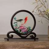 Creative Chinese Style Office Desk Handmade Embroidery Ornaments-9