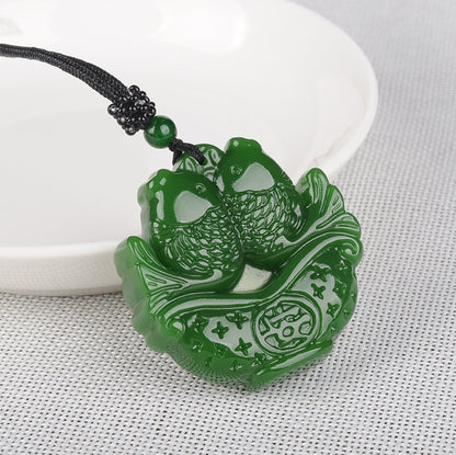 Hetian Jade Surplus Year After Year Pendant