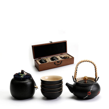 Keramik Kung Fu Tea Set Geschenke Geschenke an Kunden Souvenirs Eröffnung Geschenke