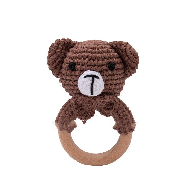 Gestrickte Tierrasseln Puppen Beruhigendes Babyspielzeug