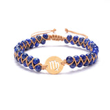 Constellations Handwoven Natural Agate Bracelet