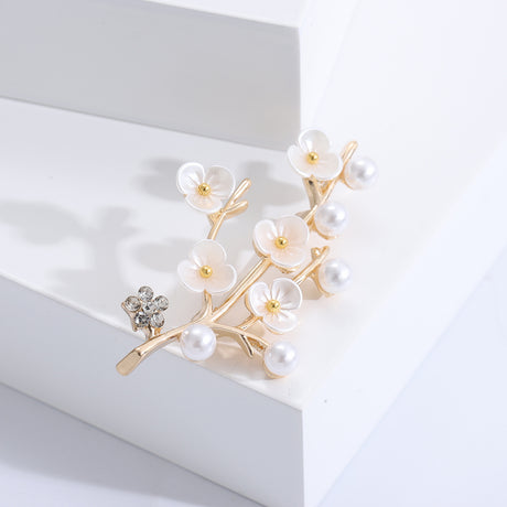 Mode Fritillary Freshwater Pearl Plum Brosche elegante High-End-Accessoires