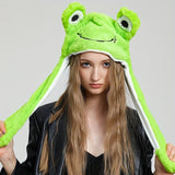 Cute Gift Animal Hat with Moving Ears-8