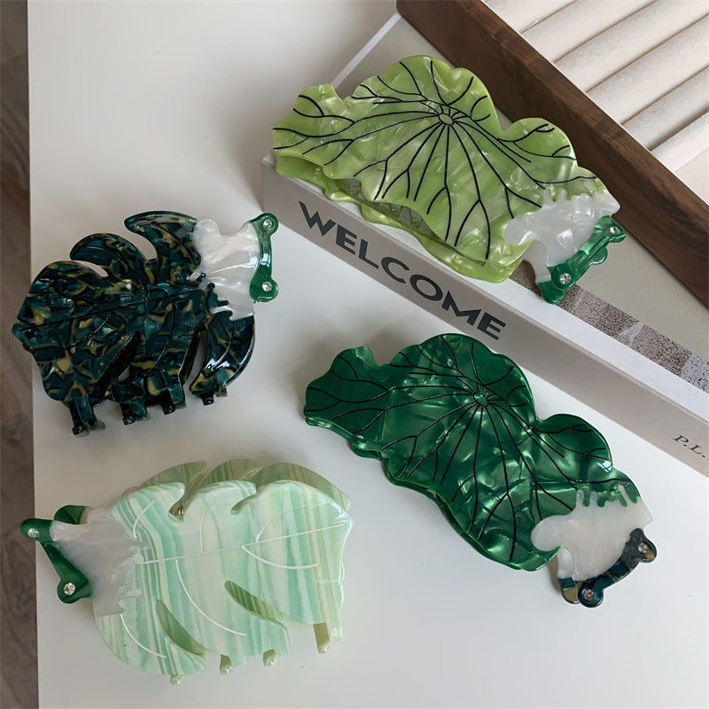 Frosch Grip Farbe passende Haarkrallen Haifisch Clip Haarzubehör Accessoires