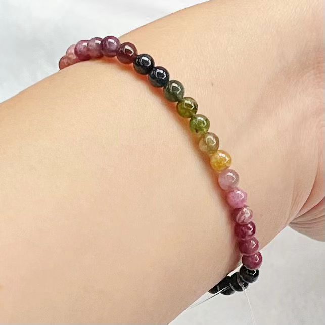 Chinese Color Tourmaline Jade Bracelet Special-interest Design