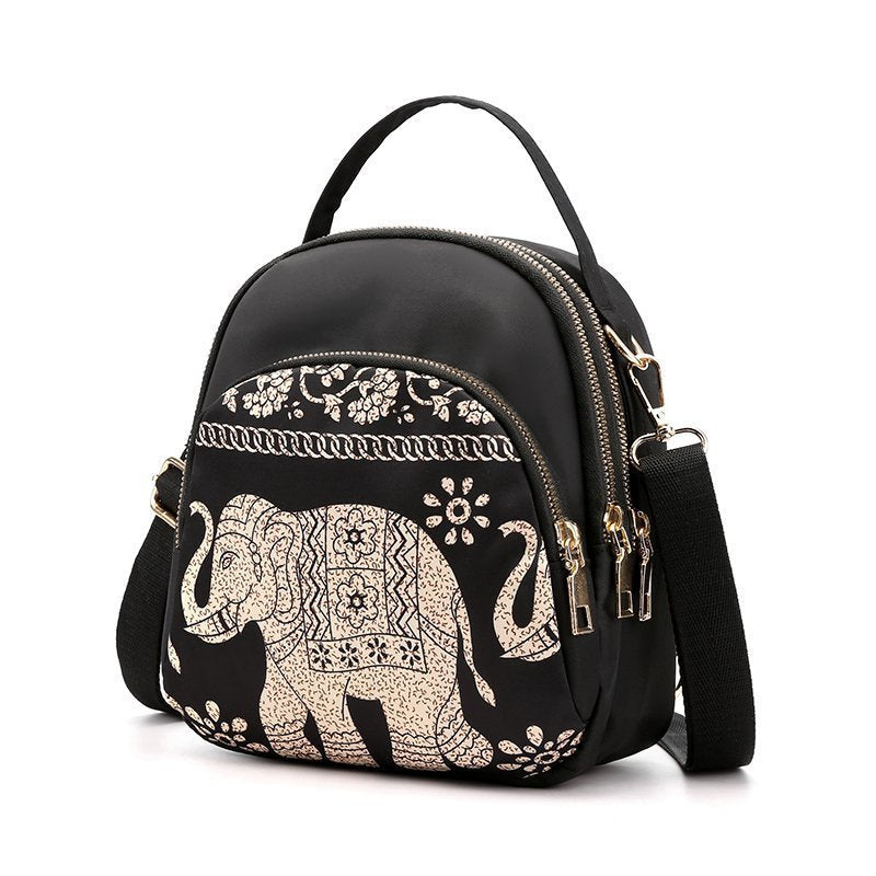 Fashion Country Style Ladies Literary Ethnic Simple Backpack